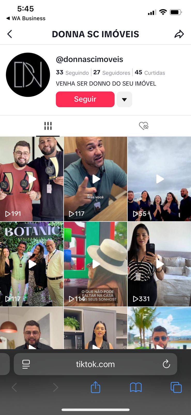 Social media mockup